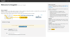 Desktop Screenshot of imagebin.ca